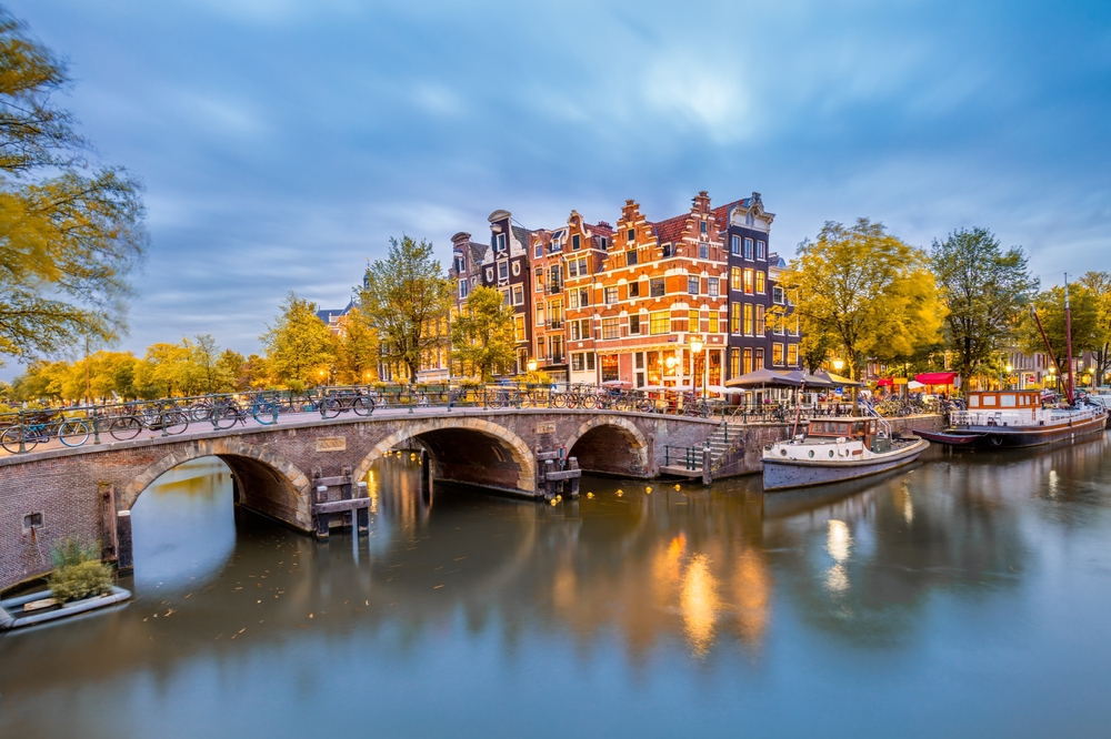 Autumn in Amsterdam, Netherlands. European Travel to Amsterdam