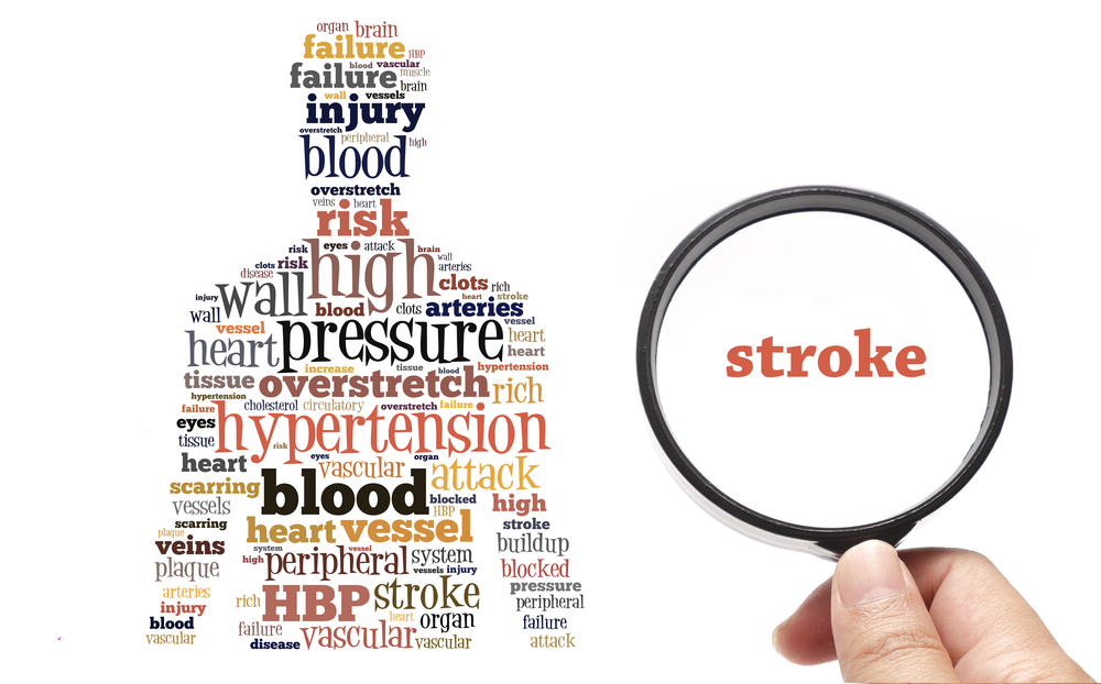 High blood pressure, health conceptual focusing on Stroke
