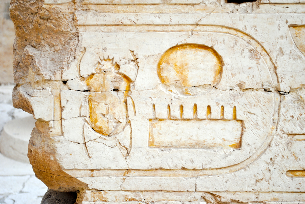 egypt scarab hieroglyph