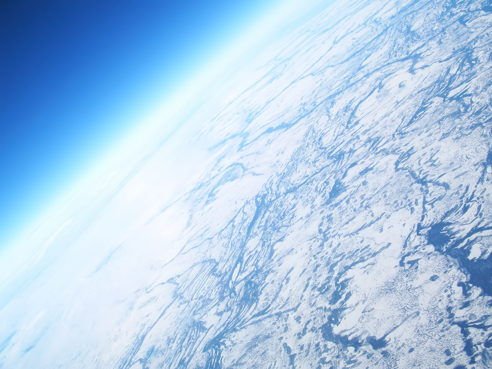 Aerial view of ice pack.