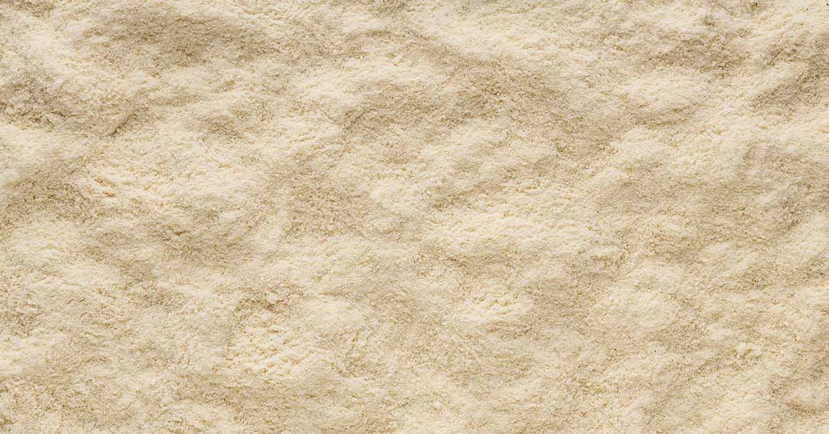 close up of gelatine powder