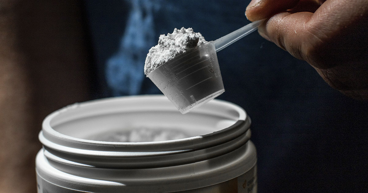 scoop of creatine
