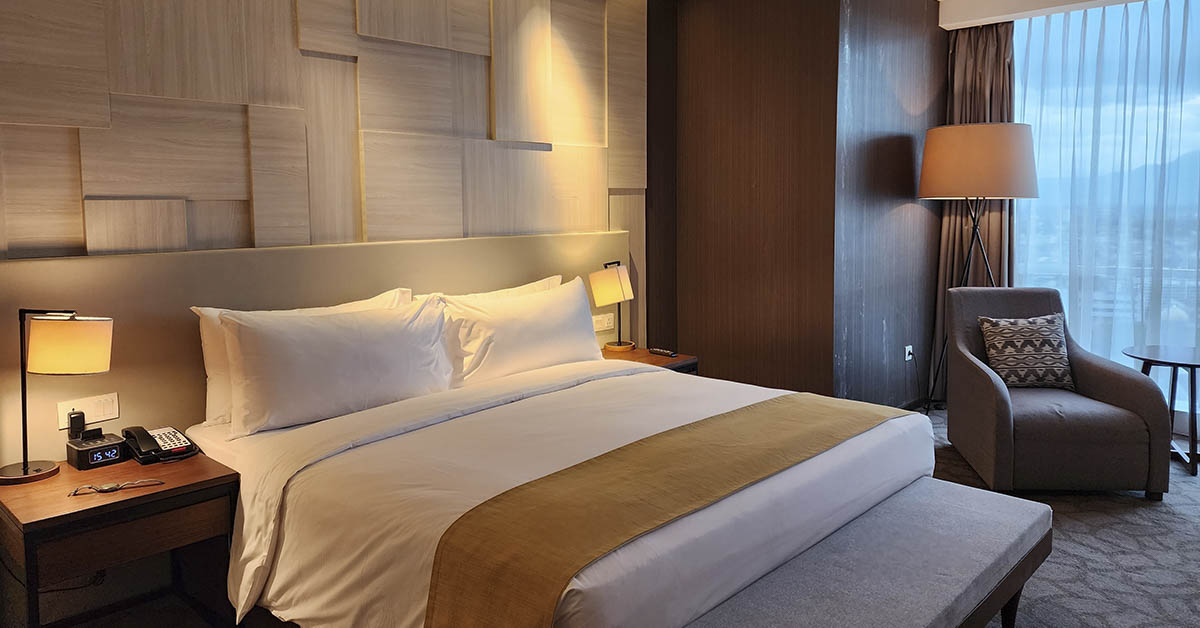 Bedroom in hotel or Air BnB