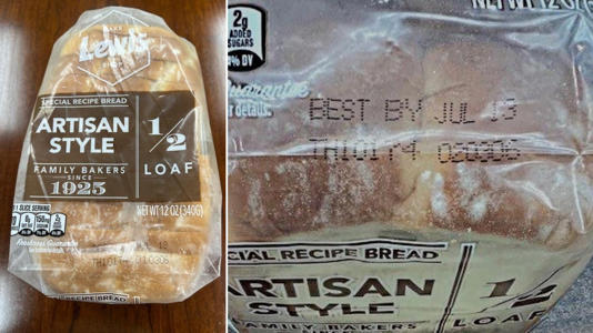 Hartford Bakery artisan style bread recall