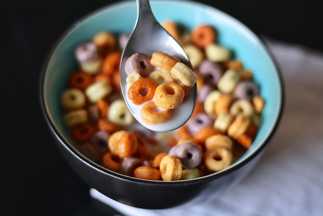 sugary cereal