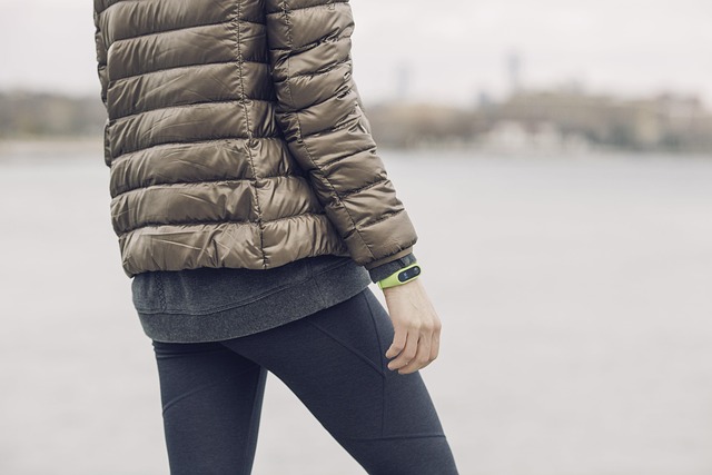 person wearing a wearable device