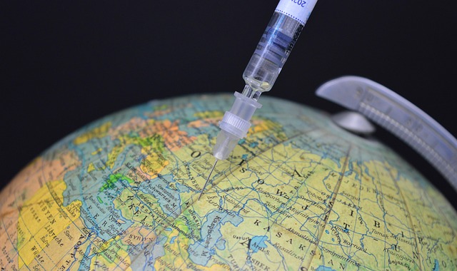 vaccine and globe