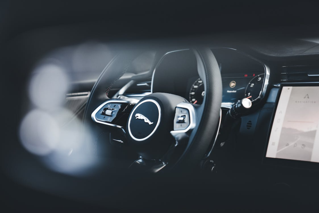 Steering Wheel of Jaguar
