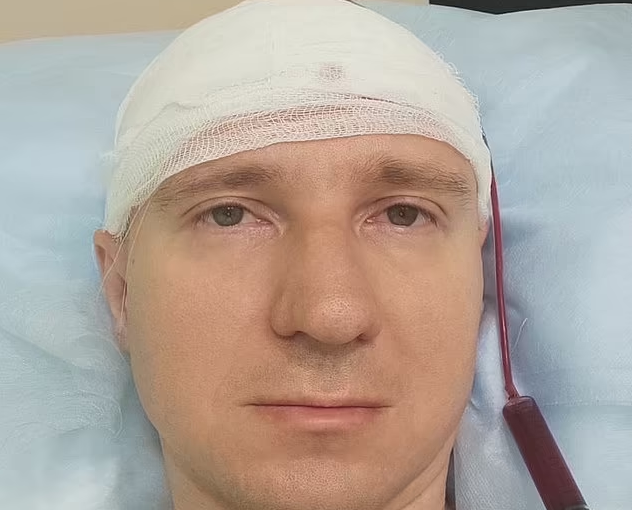Michael in hospital