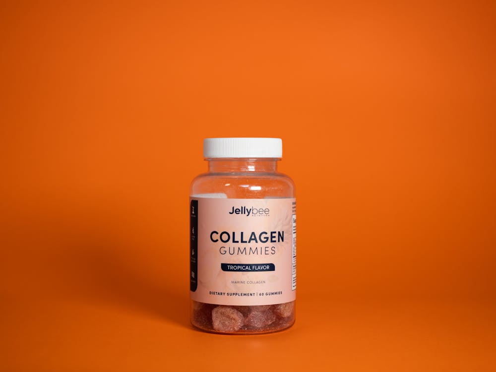 Collagen Gummies In Plastic Bottle