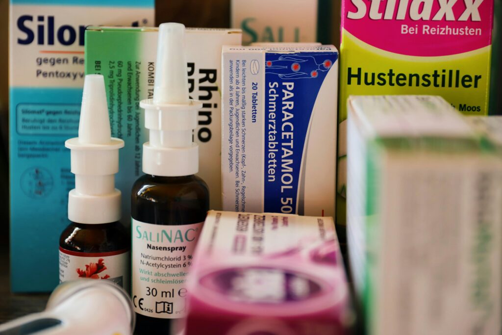 Over-the-Counter Pharmacy Medications Display