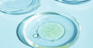 petri dish with organisms growing in it