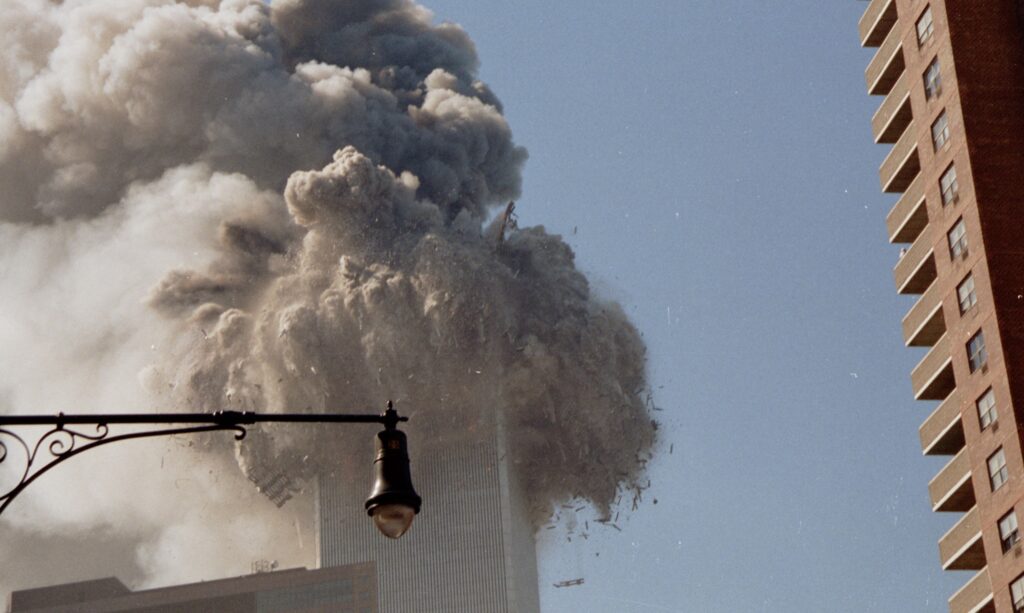 the tower starts to fall