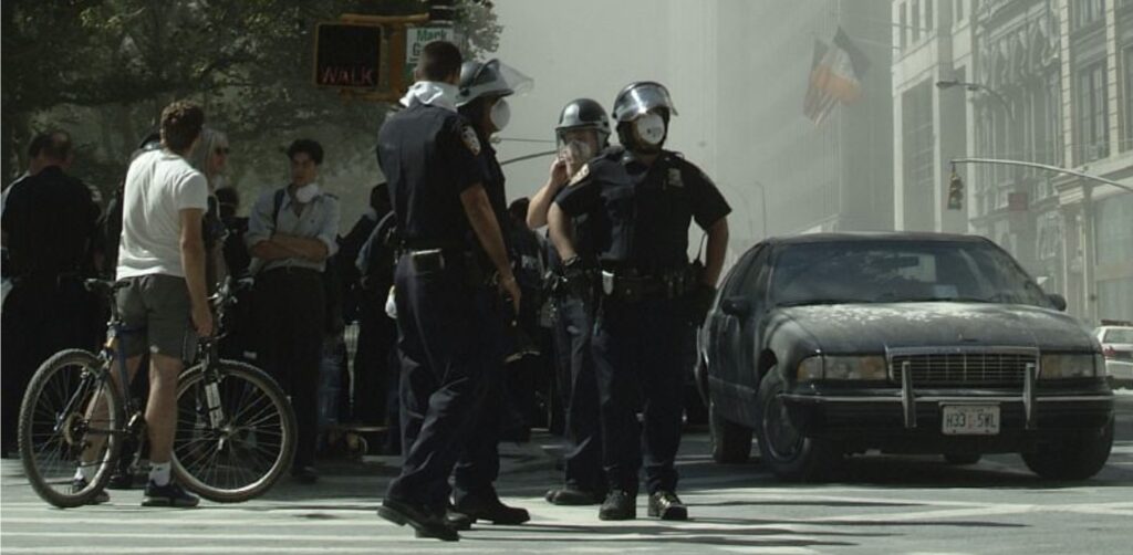 Police Holding the Line