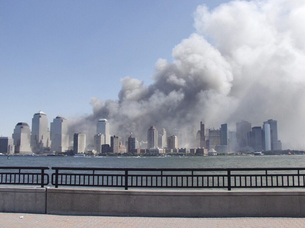 smoke across the Hudson RIver