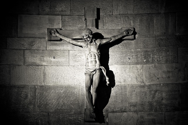 Jesus on a cross