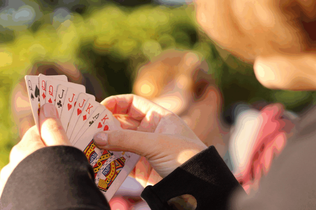 Cards, Double head, Hand