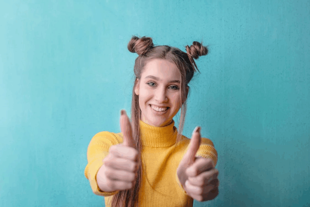 happy woman