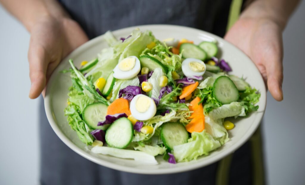 plate of salad