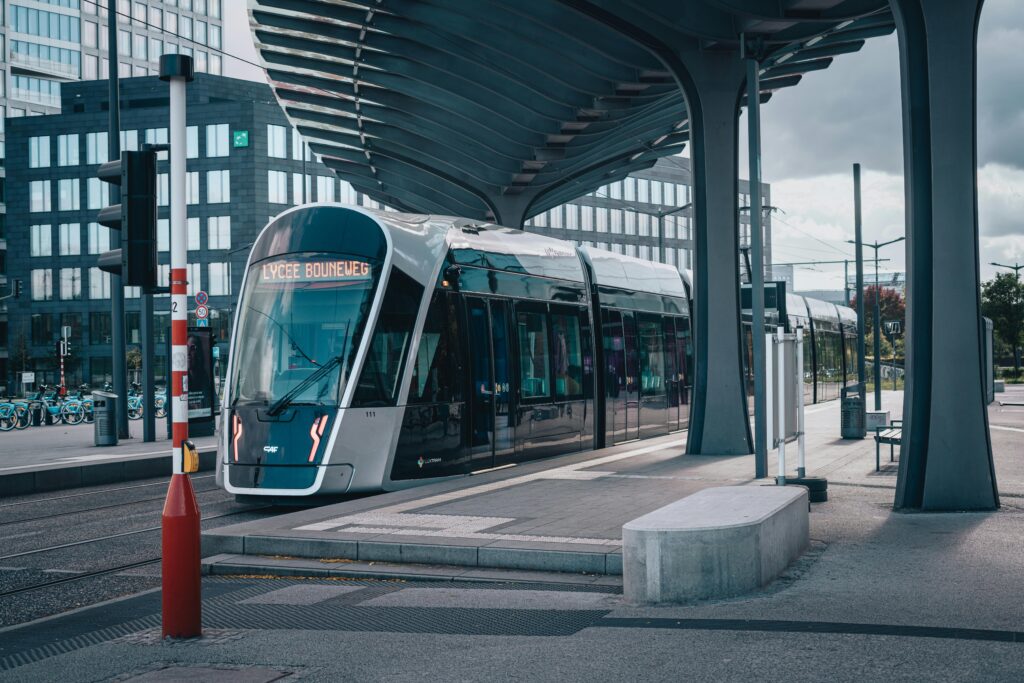 Tram in Luxembourg

