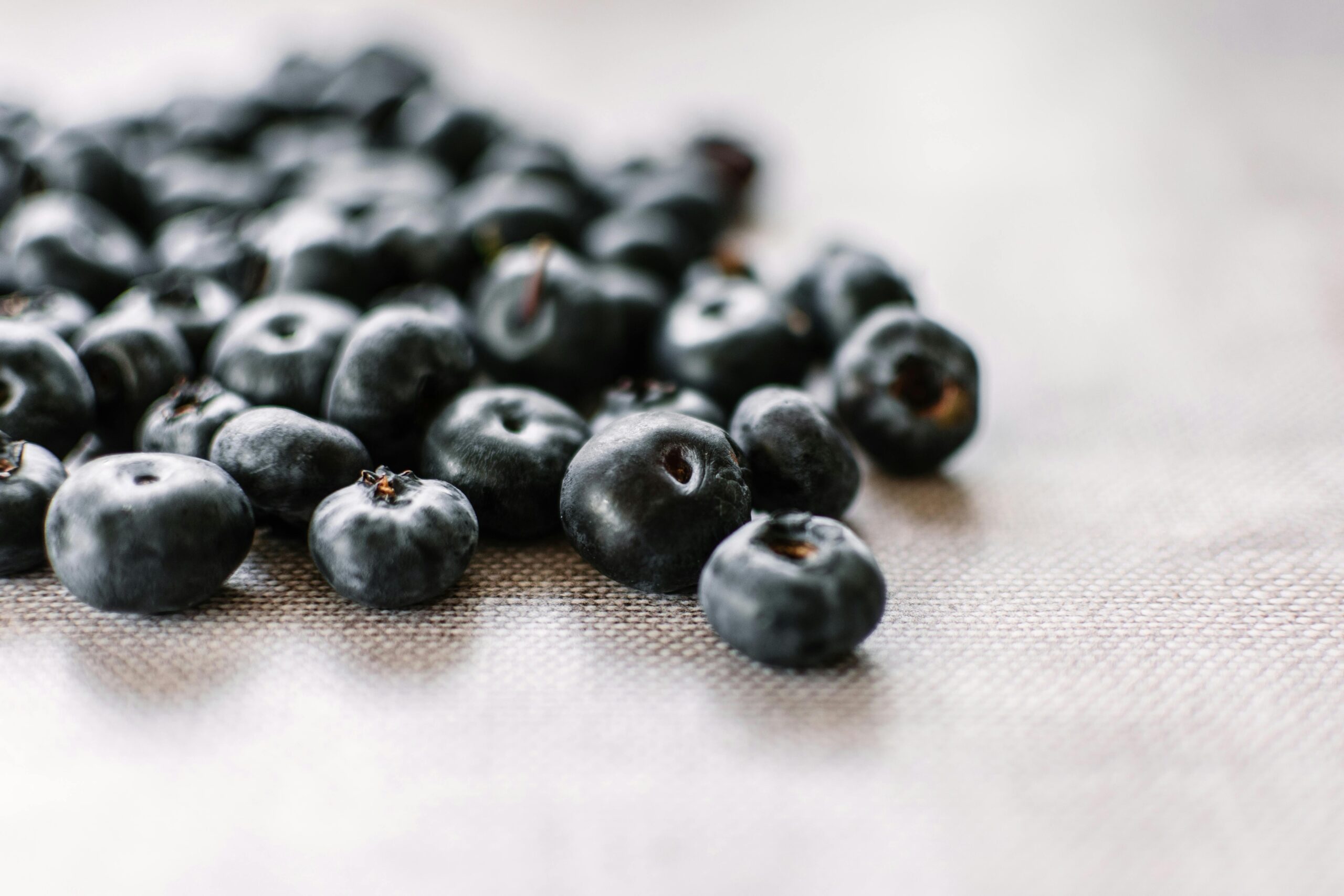 blueberries on a drying rack