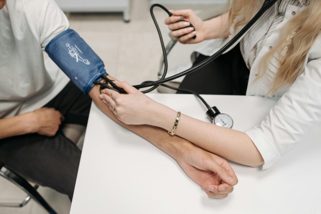 blood pressure test