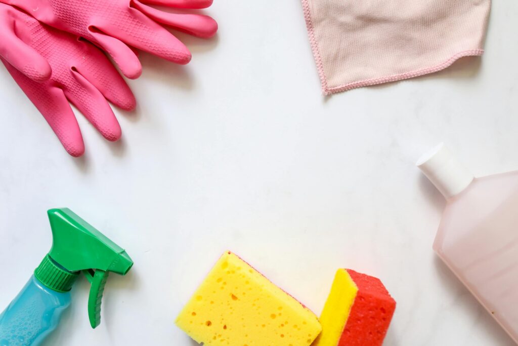various cleaning products