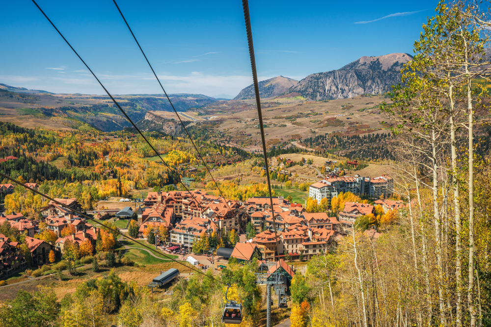 Autumn in Telluride Colorado - Gondola	