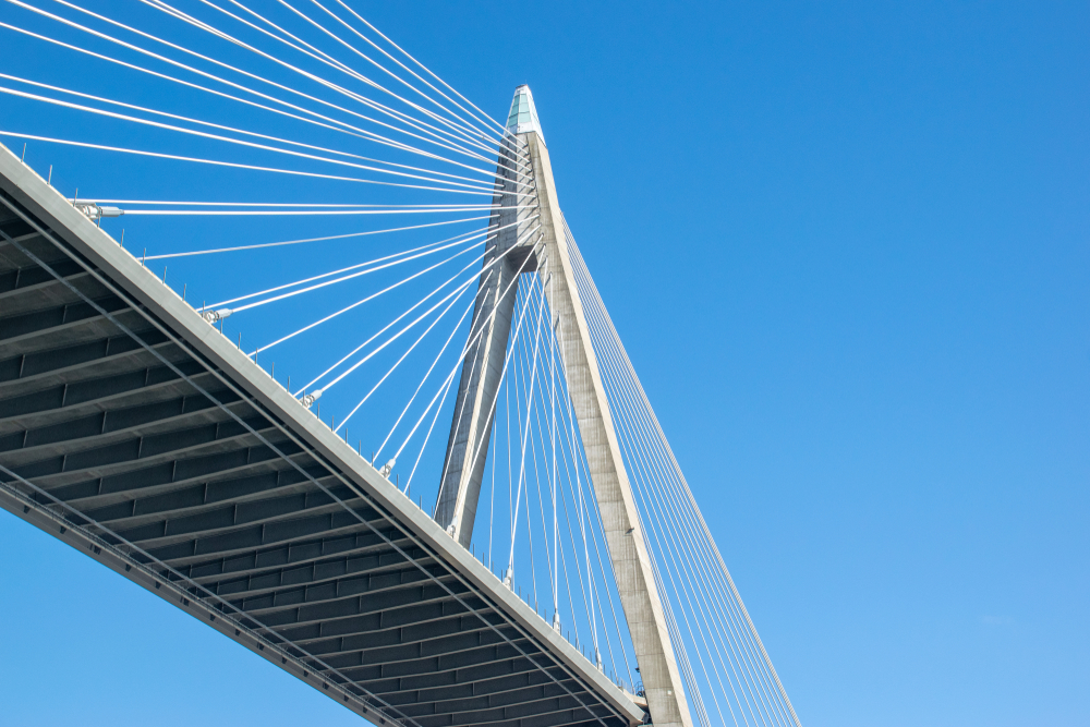 Picture of the great bridge near Uddevalla , Sweden