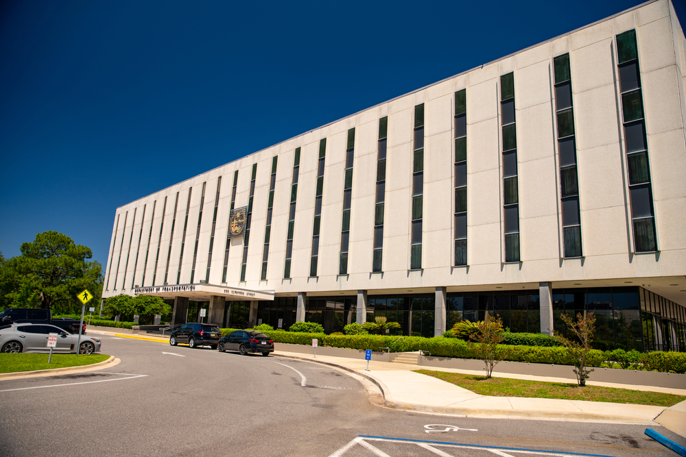 TALLAHASSEE, FL, USA - MAY 3, 2020: Florida Department of transportation building Tallahassee