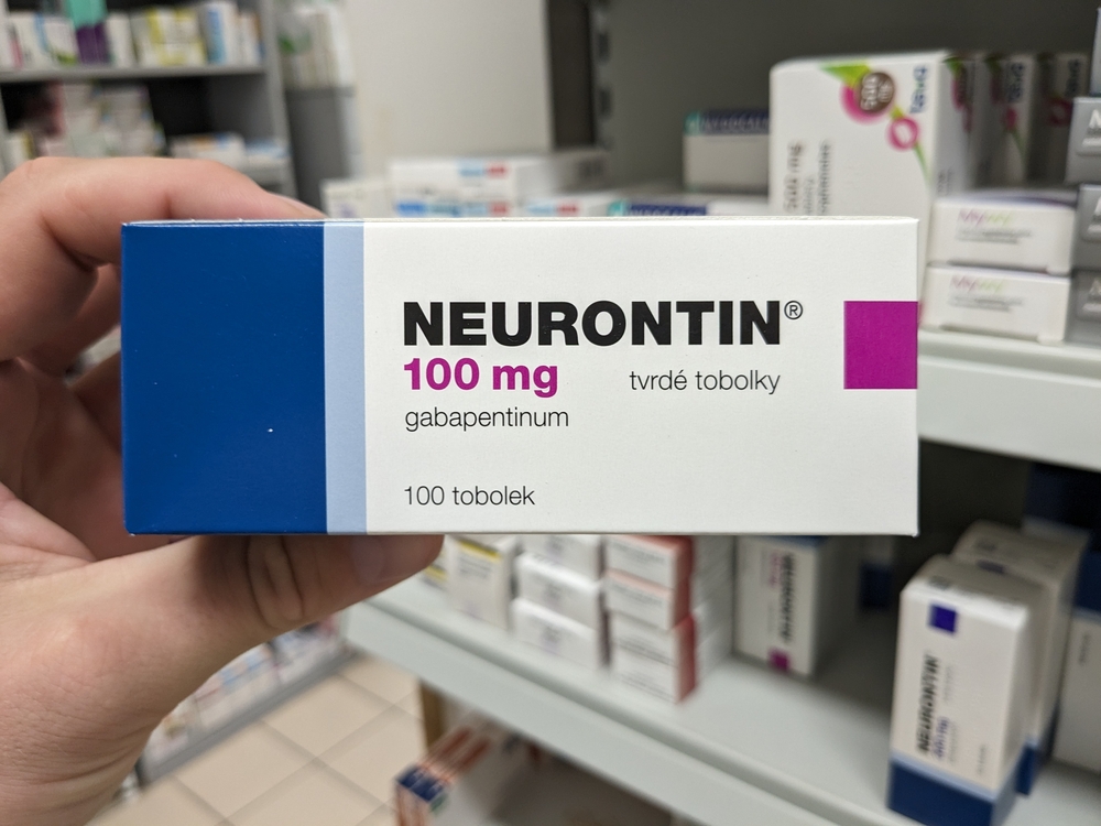 Prague,Czech Republic-August 7 2024: NEURONTIN box of medication with GABAPENTIN active substance by PFIZER,used for treatment of neuropathic pain,epilepsy