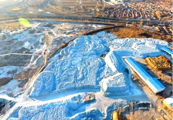 toxic waste from the chemical company