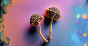 Psychedelic Therapy Shows Promise for Long-Term Depression Relief Psychedelic mushroom concept