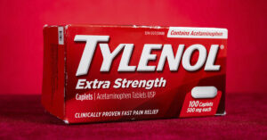 Texas Files Lawsuit Against Tylenol Manufacturers Over Claimed Autism Risk Cover-Up Box of extra strength Tylenol