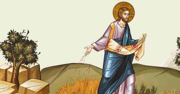 painting of Jesus as the sower