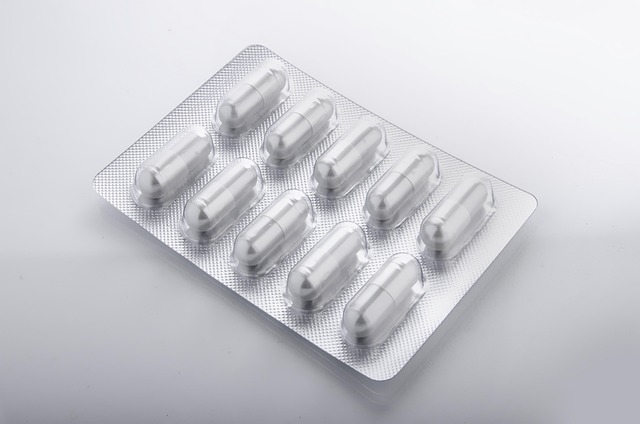 a blister pack of pills