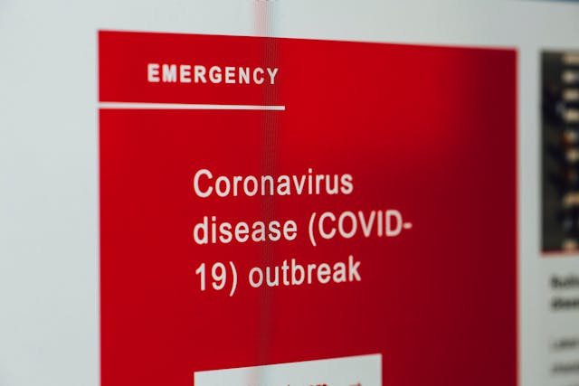 Corona virus sign