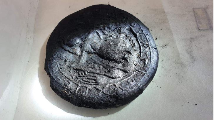 another view of the stamped bread