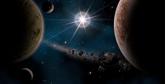 planets in space