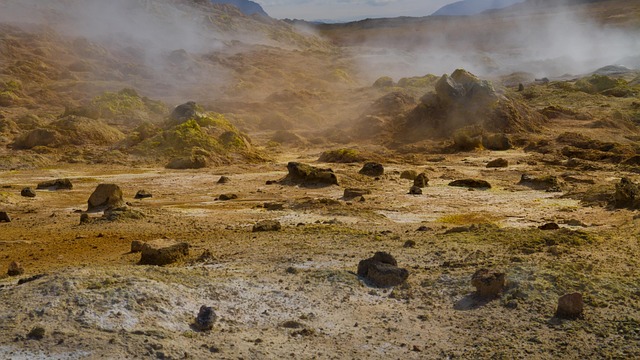 area surrounding a volcano