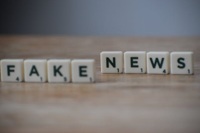 fake news scrabble letters