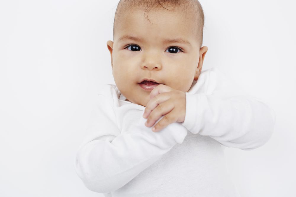 Six month old baby girl, portrait