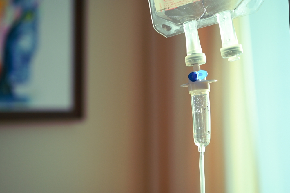 intravenous fluid for treat patient in the hospital