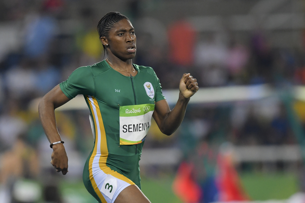 Rio de Janeiro, Brazil - august 20, 2016: SEMENYA Caster (RSA) during women's 800m in the Rio 2016 Olympics Games