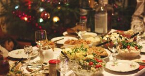 A Gastroenterologist Explains Why Christmas “Food Comas” Are Usually Harmless — And When They Could Be a Sign of Something Worse Christmas dinner
