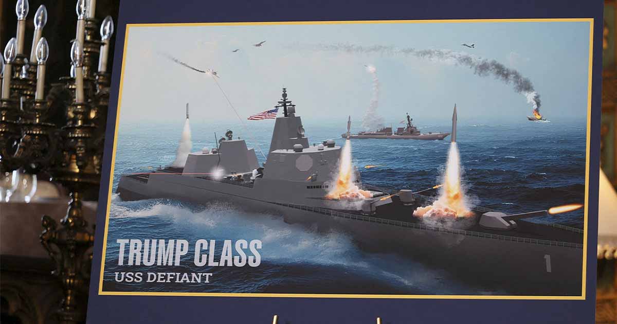 Trump Announces New ‘Trump-Class’ Warships to Stop Expanded US Navy