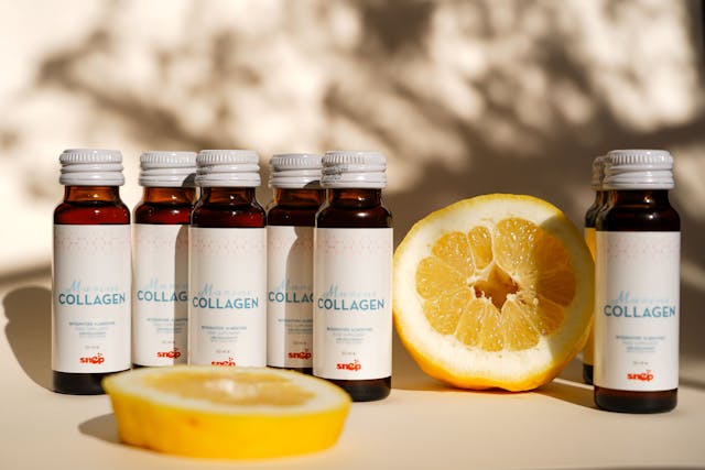 bottles of collagen 