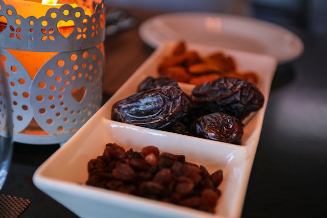 dates on a plate