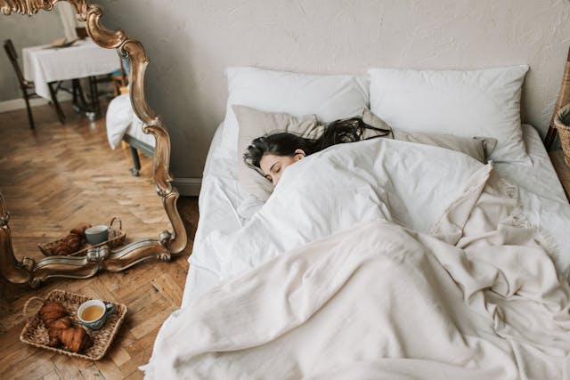 woman sleeping