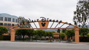 It Can Now Cost $1,000 To Take A Family To Disney - Here's a Hack to Go for a Fraction of That Walt Disney Studios in Burbank, California, United States - May 28, 2023. The Walt Disney Studios is a studio lot which serves as the global headquarters for The Walt Disney Company media conglomerate